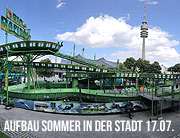 Sommer in der Stadt 2020 - weitere Schausteller treffen ein am 17.07.2020 im Olympiapark (Freitag) (©Foto: Martin Schmitz)